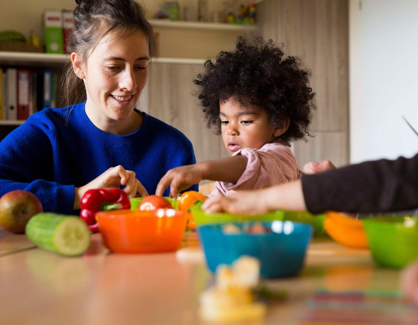 Frühstückstisch für sozial benachteiligte Kinder